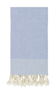 Luxe Authentic Turkish Towel - Blue